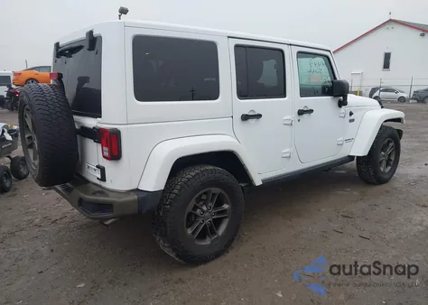 2016 Jeep Wrangler Unlimited 75Th Anniversary z USA, uszkodzony, nr VIN 1C4HJWEG7GL245590